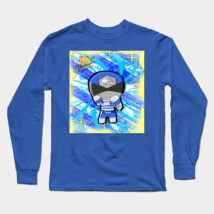 Chibi Denzi Blue Long Sleeve T-Shirt